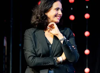 Laurence Massat à la soirée des partenaires 25/26