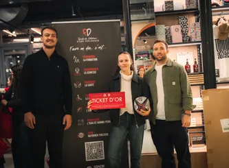 Ticket d'or avec l'association l'Équipage Solidaire