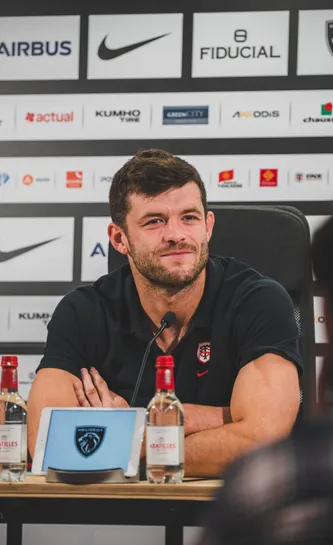 Blair Kinghorn en conférence de presse avant le match face à Bayonne.