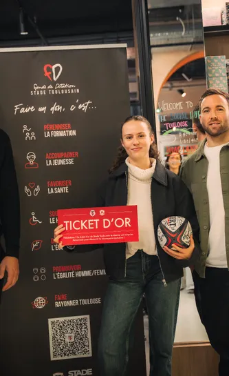 Ticket d'or avec l'association l'Équipage Solidaire
