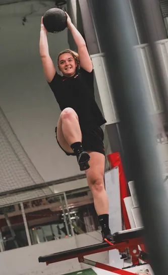 Zoé Jean à l'entrainement 25/26