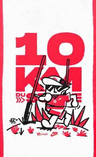 Les 10 KM du Stage - Affiche de l'artiste Jeune Mac