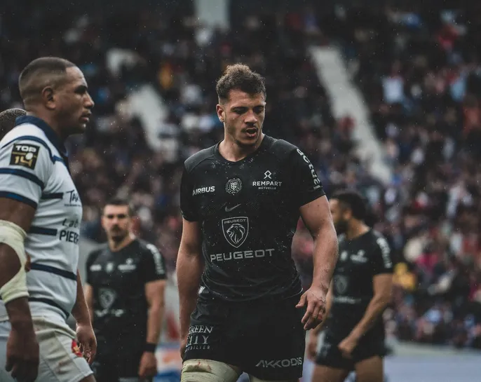 Theo Ntamack dans le match ST-CO
