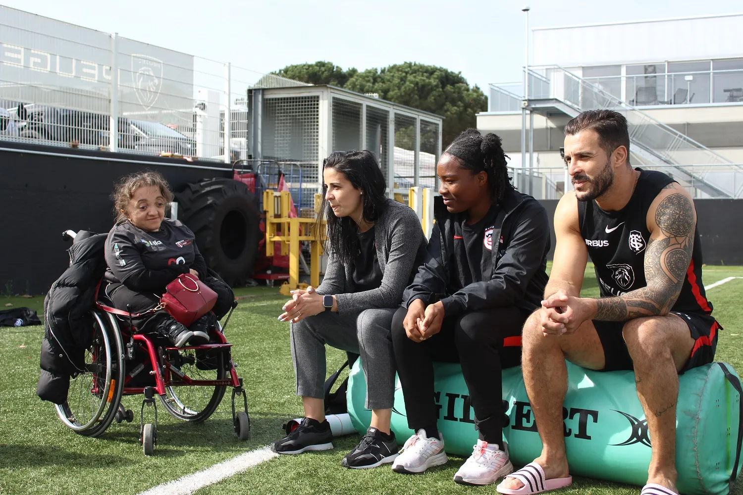 Pour sa 7ème édition, la semaine Olympique et Paralympique portait sur la thématique de l'inclusion. Dans le cadre de sa stratégie RSE, le Stade Toulousain et son Fonds de Dotation ont mené plusieurs actions auprès de personnes en situation de handicap.