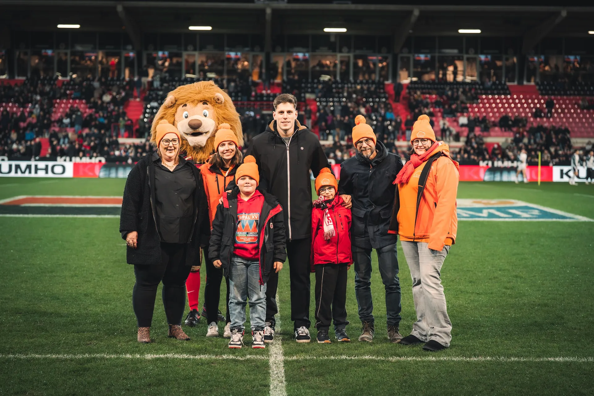Association Un Rêve Un Sourire en avant match de ST-PAU 25/26