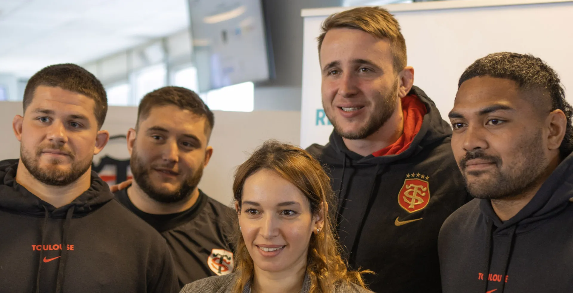 Retour sur la journée du mardi 29 mars 2022, qui marquait le lancement de la Bourse de l’Emploi du Stade Toulousain ! 