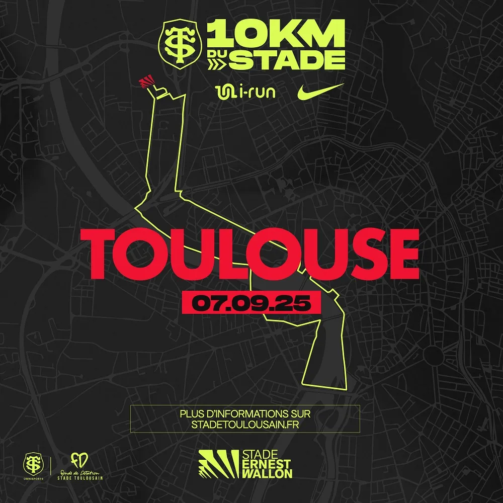 10km du Stade 2025 - Affiche parcours adultes